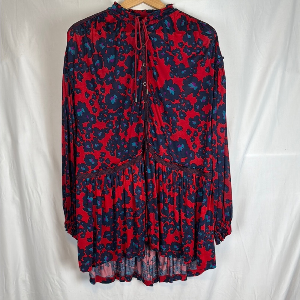 Women's Free People Love Letter Oversized Tunic Top Size XS